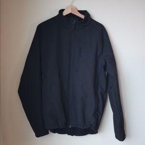 KIRKLAND SIGNATURE BLACK ZIP UP JACKET LARGE